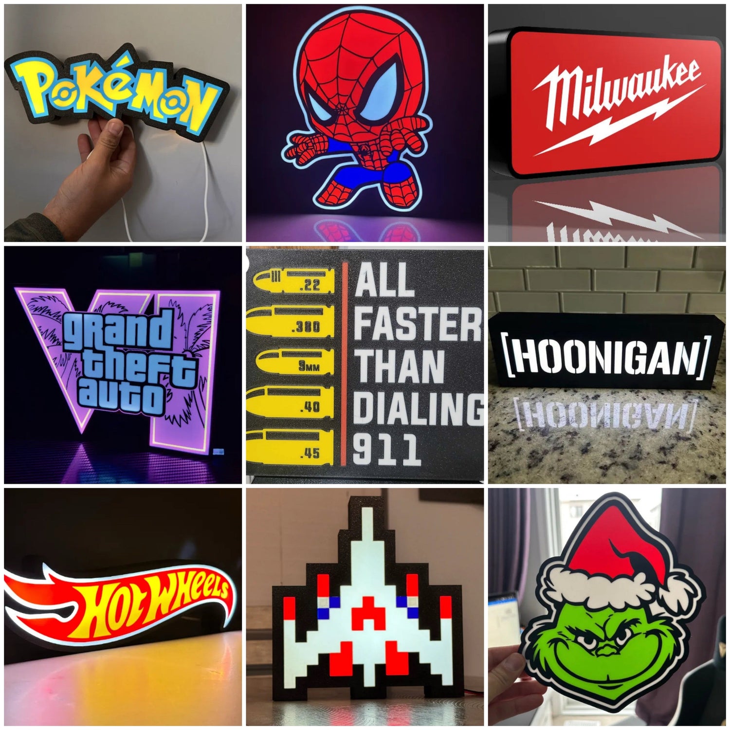 Gaming/Novelty/Lifestyle Lightboxes