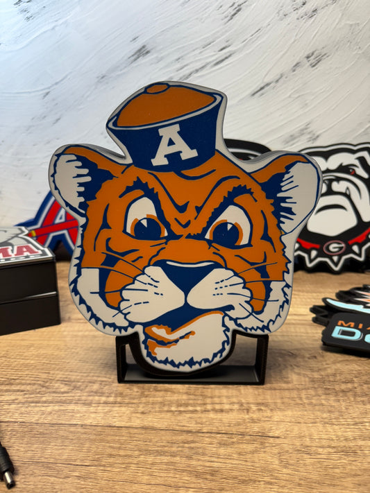 Auburn Tigers Aubie Lightbox